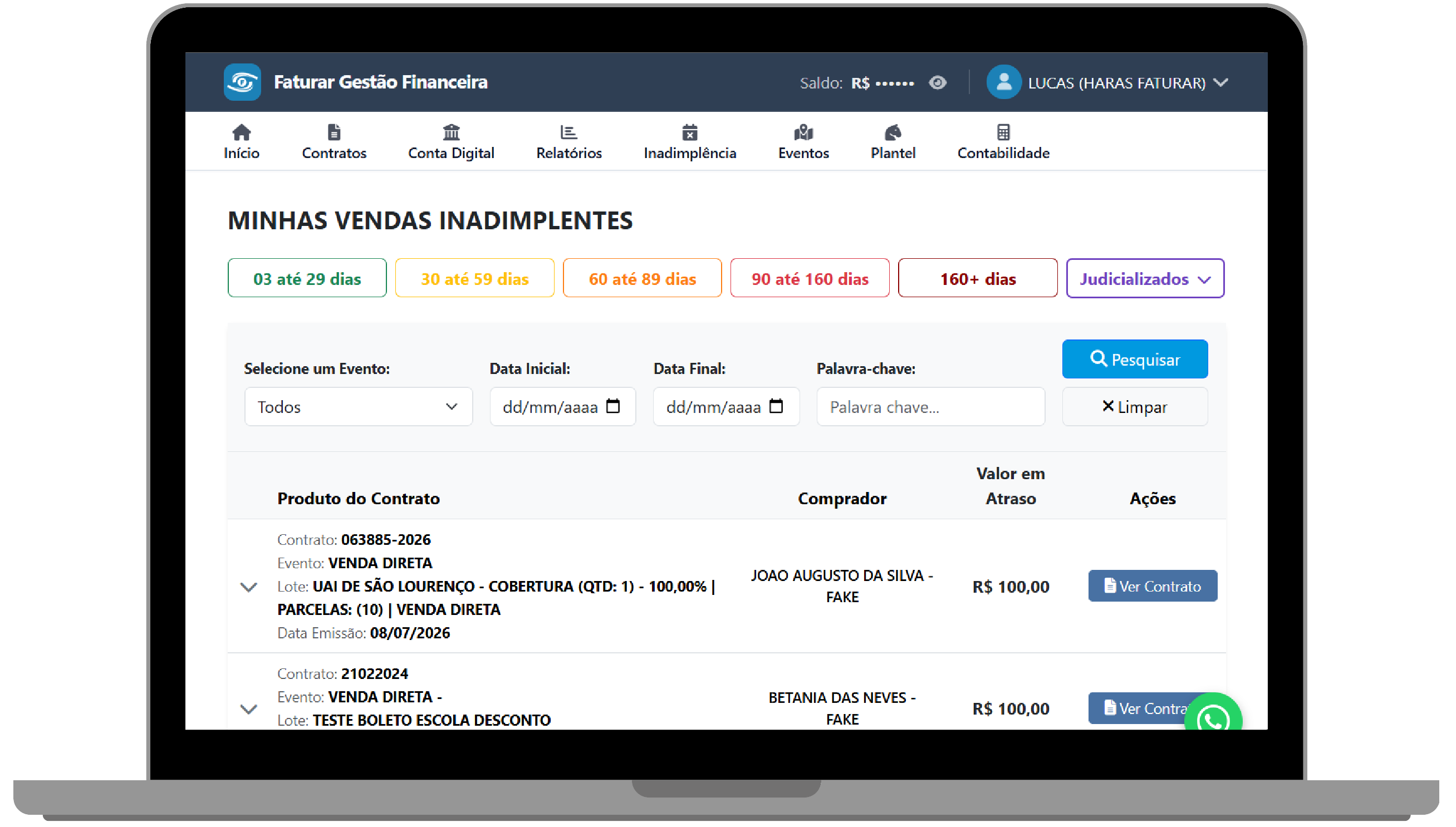 Inadimplência