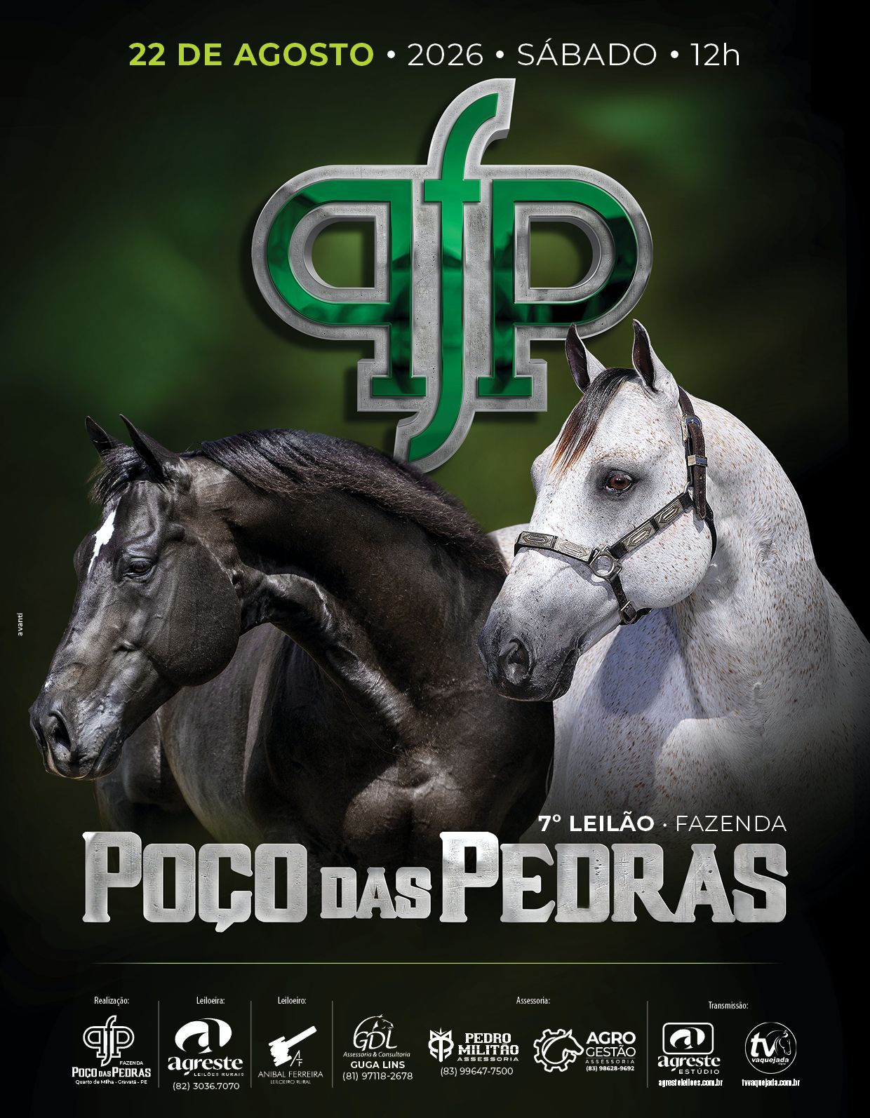7º LEILÃO FAZENDA POÇO DAS PEDRAS
